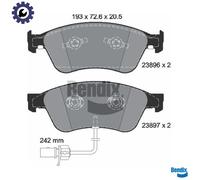 BRAKE PAD SET DISC BRAKE BPD1612 FOR VW AUDI BKL/BRK/AYT 3.2L CEXB/CARA 3.0L