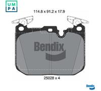 BRAKE PAD SET DISC BRAKE BPD1643 FOR BMW 2/F87/F3 B47D20B N47D20D N26B20A 2.0L