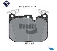 BRAKE PAD SET DISC BRAKE BPD1643 FOR BMW 2/F87/F3 B47D20B N47D20D N26B20A 2.0L
