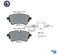 BRAKE PAD SET DISC BRAKE BPD1648 FOR VW AUDI A4/B9 A5/Sportback/Hatchback Q5