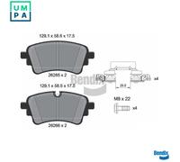BRAKE PAD SET DISC BRAKE BPD1648 FOR VW AUDI A4/B9 A5/Sportback/Hatchback Q5