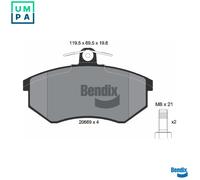 BRAKE PAD SET DISC BRAKE BPD1718 FOR AUDI CABRIOLET/B3 100/C2 A4/B5 90 80/B4