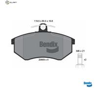 BRAKE PAD SET DISC BRAKE BPD1718 FOR AUDI CABRIOLET/B3 100/C2 A4/B5 90 80/B4
