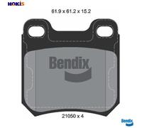 BRAKE PAD SET DISC BRAKE BPD1744 FOR SAAB OPEL VECTRA/Hatchback OMEGA SENATOR