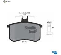 BRAKE PAD SET DISC BRAKE BPD1753 FOR ALFA ROMEO FIAT AUDI CABRIOLET/B3 100/C3