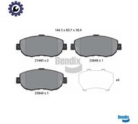 BRAKE PAD SET DISC BRAKE BPD1801 FOR LEXUS LS GS TOYOTA 1G-FE 2.0L 6cyl GS 4.0L
