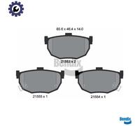 BRAKE PAD SET DISC BRAKE BPD1810 FOR HYUNDAI LANTRA/III/IV ELANTRA COUPE KIA