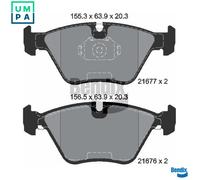 BRAKE PAD SET DISC BRAKE BPD1829 FOR BMW M51D25 2.5L M52B20 2.0L M52B28 2.8L