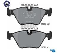 BRAKE PAD SET DISC BRAKE BPD1829 FOR BMW M51D25 2.5L M52B20 2.0L M52B28 2.8L