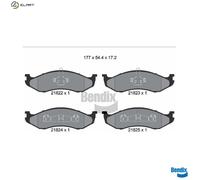 BRAKE PAD SET DISC BRAKE BPD1849 FOR KIA CARNIVAL/II JEEP GRAND/CHEROKEE 2.9L
