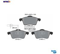 BRAKE PAD SET DISC BRAKE BPD1859 FOR VW CALIFORNIA/T4/Camper TRANSPORTER/Van