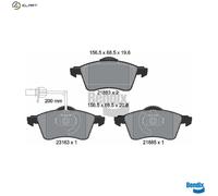 BRAKE PAD SET DISC BRAKE BPD1859 FOR VW CALIFORNIA/T4/Camper TRANSPORTER/Van