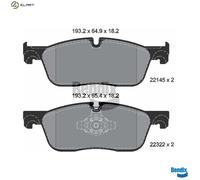 BRAKE PAD SET DISC BRAKE BPD1874 FOR LAND ROVER RANGE/VELAR JAGUAR F-PACE