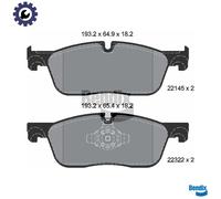 BRAKE PAD SET DISC BRAKE BPD1874 FOR LAND ROVER RANGE/VELAR JAGUAR F-PACE
