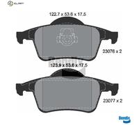 BRAKE PAD SET DISC BRAKE BPD1910 FOR VOLVO S80 S60 XC70/Cross/Country V70/II