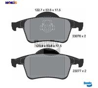 BRAKE PAD SET DISC BRAKE BPD1910 FOR VOLVO S80 S60 XC70/Cross/Country V70/II