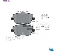 BRAKE PAD SET DISC BRAKE BPD2014 FOR SKODA ROOMSTER/Praktik FABIA/II/Combi VW