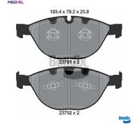 BRAKE PAD SET DISC BRAKE BPD2047 FOR ROLLS-ROYCE PHANTOM/VII/Drophead BMW