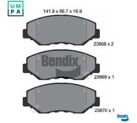 BRAKE PAD SET DISC BRAKE BPD2058 FOR HONDA PILOT ELEMENT CR-V/II CIVIC/XI 1.0L