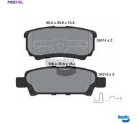 BRAKE PAD SET DISC BRAKE BPD2079 FOR MITSUBISHI OUTLANDER LANCER/VIII DODGE