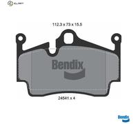 BRAKE PAD SET DISC BRAKE BPD2166 FOR PORSCHE BOXSTER/718/Spyder CAYMAN 2.5L 4cyl