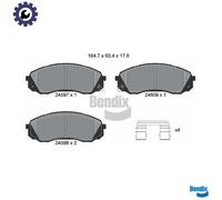 BRAKE PAD SET DISC BRAKE BPD2175 FOR HYUNDAI H-1/Travel/Cargo KIA 2.5L 4cyl 2.9L