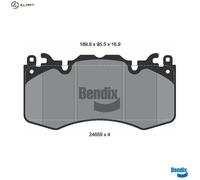 BRAKE PAD SET DISC BRAKE BPD2182 FOR LAND ROVER DEFENDER/Station/Wagon/Van 2.0L