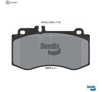 BRAKE PAD SET DISC BRAKE BPD2212 FOR MERCEDES-BENZ CLS/Shooting/Brake E-CLASS