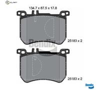 BRAKE PAD SET DISC BRAKE BPD2231 FOR MERCEDES-BENZ M 276.825 OM642.867 3.0L 6cyl