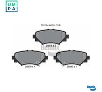 BRAKE PAD SET DISC BRAKE BPD2273 FOR MAZDA P5Y1/P5Y5/P5Y4/P5Z3 1.5LPEY5 2.0L 3