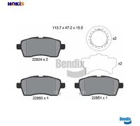 BRAKE PAD SET DISC BRAKE BPD2323 FOR SUZUKI K12C 1.2L K12D 1.2L 4cyl IGNIS III