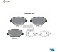 FRONT BRAKE PAD SET DISC BRAKE FITS: OPEL VAUXHALL INSIGNIA B GRAND SPORT 1.5