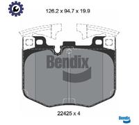 BRAKE PAD SET DISC BRAKE BPD2336 FOR TOYOTA ALPINA BMW iX/I20 4/Convertible/G2