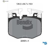 BRAKE PAD SET DISC BRAKE BPD2336 FOR TOYOTA ALPINA BMW iX/I20 4/Convertible/G2
