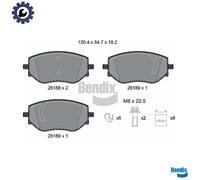 BRAKE PAD SET DISC BRAKE BPD2420 FOR RENAULT MITSUBISHI COLT/VII/Hatchback 1.0L
