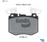 BRAKE PAD SET DISC BRAKE BPD2455 FOR MERCEDES-BENZ M274.920/264.920 2.0L 4cyl