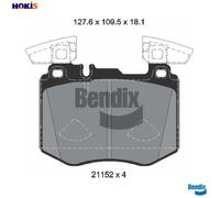 BRAKE PAD SET DISC BRAKE BPD2455 FOR MERCEDES-BENZ M274.920/264.920 2.0L 4cyl