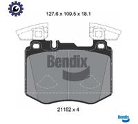 BRAKE PAD SET DISC BRAKE BPD2455 FOR MERCEDES-BENZ M274.920/264.920 2.0L 4cyl