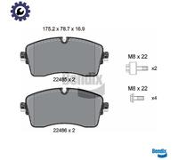 BRAKE PAD SET DISC BRAKE BPD2472 FOR LAND ROVER DEFENDER/Station/Wagon/Van 2.0L