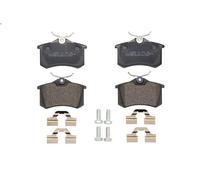 Brake Pad Set, disc brake BRECK 20961 10 704 00 for AUDI A3 (8P1) 2 2003-2012