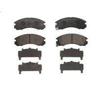 Brake Pad Set, disc brake BRECK 21363 00 701 10 for GALANT VI (E3_A) 2 1989-1992