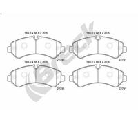 Fits BRECK 22791 00 703 00 Brake Pad Set, disc brake 22791 00 703 00 ⭐UK Stock⭐