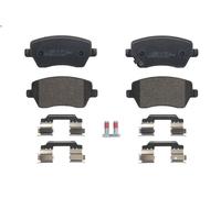 Brake Pad Set, disc brake BRECK 23973 00 702 10 for NOTE (E12) 1.2 2015-2016