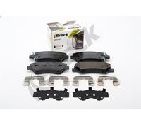 Brake Pad Set, disc brake BRECK 25348 00 701 00 for KIA CARENS IV 1.7 2013-2016
