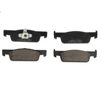Brake Pad Set, disc brake BRECK 25702 00 702 00 for DACIA LOGAN II 1.6 2013-2016