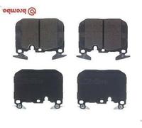 P06096 Front Brake Pad Set 4x Pads Prepared For Wear Indicator Braking By Brembo