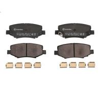 Brake Pad Set, disc brake BREMBO P 18 024 for DODGE NITRO 4 2006-2007