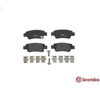Brake Pad Set, disc brake BREMBO P 28 046 for HONDA CR-V IV (RM_) 2 2012-2018