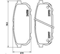 Brembo Brake Pads 10190009A