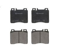 P50018 Front Brake Pad Set 4x Pads Prepared For Wear Indicator Braking By Brembo